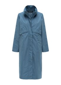 Langmantel Navahoo "Langmantel Zenbl&uuml;te 14", Damen, Gr. XL, blau (dusty blau), Obermaterial: 100% Polyester PES. Obermaterial: Futter: 100% Polyester PES., M&auml;ntel Langmantel