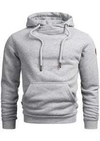 Kapuzenpullover Alessandro Salvarini "Alessandro Salvarini Herren Hoodie AS294", Herren, Gr. 3XL, grau (hellgrau), Obermaterial: 65% Baumwolle CO. 35% Polyester PES., Sweatshirts Kapuzenpullover
