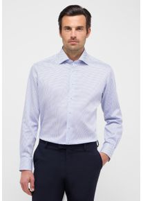 Langarmhemd Eterna "MODERN FIT", Damen, Gr. 44, Normalgr&ouml;&szlig;en, blau (hellblau), Twill, 100% Baumwolle, tailliert, Manschette, Hemden Langarmhemd, NON IRON (b&uuml;gelfrei)
