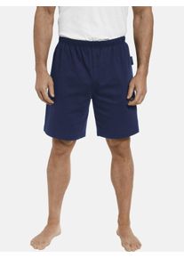 Shorty Jan Vanderstorm "2er Pack kurze Schlafhose TIEMU", Herren, Gr. XL, blau (dunkelblau), Obermaterial: 100% Baumwolle CO., Homewear-Sets Shorty