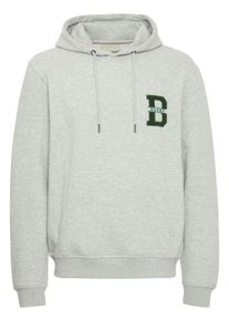 Kaschmirpullover Blend "Kapuzensweatshirt BHSweatshirt", Herren, Gr. L, grau (stone mix), Obermaterial: 55% Polyester PES. 45% Baumwolle CO., Pullover Kaschmirpullover