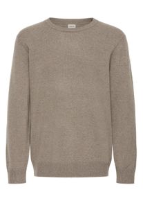 !Solid Strickfleece-Pullover SOLID "Strickpullover SDRick", Herren, Gr. XXL, gr&uuml;n (bungee cord), Obermaterial: 60% Lammfell LF. 40% Nylon NY., Pullover Strickfleece-Pullover