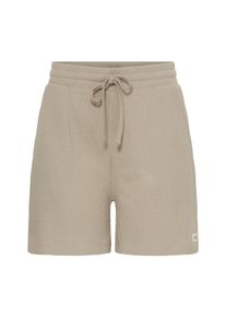 Shorts oxmo "Shorts OXPims", Damen, Gr. S, N-Gr, braun (roasted cashew), Obermaterial: 57% Baumwolle CO. 43% Polyester PES., Hosen Shorts