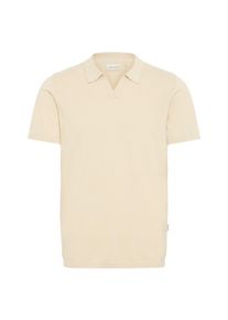 Longsleeve Blend "Strickpullover BHBray Polo", Herren, Gr. S, beige (oyster gray), Obermaterial: 100% Baumwolle CO., Shirts Longsleeve