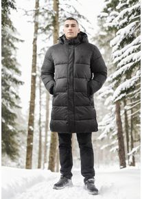 Winterjacke Alessandro Salvarini "Alessandro Salvarini Herren Winter Parka gesteppt AS425", Damen, Gr. XXL, grau (dunkelgrau), Obermaterial: 100% Polyester PES., Jacken Winterjacke