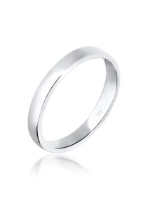 Silberring Elli "Ring Basic Ehering Partnerring Damen 925er Silber" Gr. 54, silber, Fingerringe, Damen, 54, Silber 925 (Sterlingsilber), Silberring