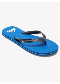 Zehentrenner Quiksilver "MOLOKAI CORE", Herren, Gr. 43, blau, Synthetik, Schuhe Zehentrenner