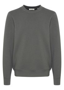 Longpullover Casual Friday "Sweatshirt CFSebastian", Herren, Gr. L, grau (schwarz shadow), Obermaterial: 80% Viskose CV. 13% Polyester PES. 7% Elasthan EL., Sweatshirts Longpullover