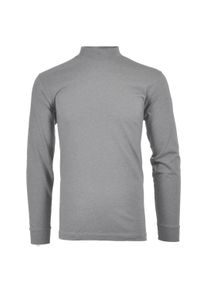 Longsweatshirt Ragman "Longsleeve Langarm Basic Stehkragen Regular Fit", Herren, Gr. XXL, grau (grau melange), Obermaterial: 100% Baumwolle CO., Sweatshirts Longsweatshirt