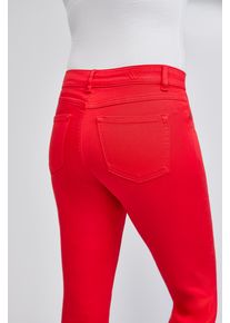 7/8-Hose WONDERJEANS, Damen, Gr. 46, L&auml;nge 27, fearless rot, Web, Obermaterial: 91% Baumwolle, 6% Polyester, 3% Elasthan, stretch fit 7/8-L&auml;nge, Hosen 7/8-Hose, 100% Bewegungsfreiheit