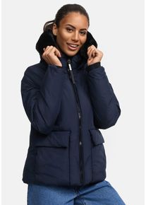 Winterjacke Marikoo "Marikoo Morinaa Damen Winterjacke N005", Damen, Gr. XL, blau (navy), Obermaterial: 100% Polyester PES., Jacken Winterjacke