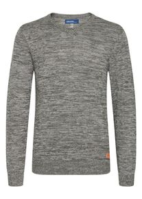 Strickfleece-Pullover Blend "Strickpullover BHDansel", Herren, Gr. 3XL, grau (pewter mix), Obermaterial: 50% Baumwolle CO. 50% Polyacryl PAN., Pullover Strickfleece-Pullover