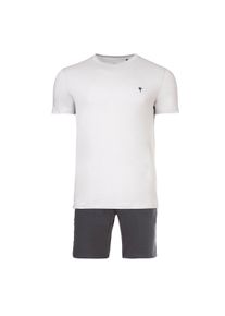 JOOP! Schlafanzug JOOP "Pyjama Core", Damen, Gr. M, grau, Obermaterial: 96% Baumwolle CO. 4% Elasthan EL., Homewear-Sets Schlafanzug