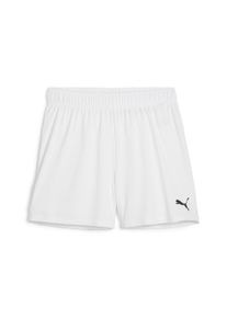 Trainingsshorts Puma "TEAMGOAL SHORTS WMNS", Damen, Gr. M, N-Gr, schwarz-wei&szlig; (Puma wei&szlig;, Puma schwarz), Interlock, Obermaterial: 100% Polyester, unifarben, regular fit kniefrei, Hosen Trainingsshorts, aus Interlock-Material, kniefrei, sportlicher Stil