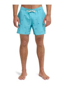 Boardshorts Quiksilver "Stretch Printed Volley 16", Herren, Gr. XS, aqua spaced out, Obermaterial: 92% Microfaser, 8% Elasthan;, Hosen Boardshorts