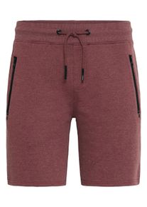 !Solid Sweatshorts SOLID "Sweatshorts SDTaras", Herren, Gr. L, N-Gr, rot (wine r mel), Obermaterial: 60% Baumwolle CO. 40% Polyester PES., Hosen Sweatshorts