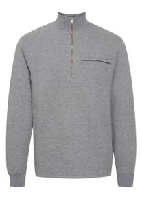 !Solid Troyer SOLID "Troyer SDVagn", Herren, Gr. M, grau (gray melange), Obermaterial: 60% Baumwolle CO. 40% Polyester PES., Pullover Troyer