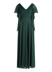 Abendkleid Vera Mont "Abendkleid im Glitzer-Look", Damen, Gr. 38, EURO, grau (gr&uuml;n, grau), Obermaterial: 100% Polyester PES., Kleider Abendkleid