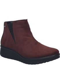 Stiefelette Josef Seibel "Calais 54, bordeaux", Damen, Gr. 37, rot (bordeaux), Obermaterial: 100% Textilmaterial TEXMAT., Schuhe Stiefelette
