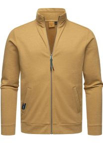 Kapuzensweatjacke Ragwear "Sweatjacke Miet", Herren, Gr. XXL, braun (braun sugar), Obermaterial: 55% Baumwolle CO. 45% Polyester PES., Sweatjacken Kapuzensweatjacke