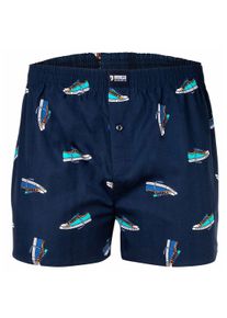 Webboxer Happy Shorts "Web-Boxershorts 1er Pack", Herren, Gr. XL, bunt (sneaker), Obermaterial: 100% Baumwolle CO., Unterhosen Webboxer