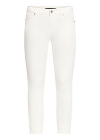Relaxhose Betty Barclay "Basic-Jeans mit Waschung", Damen, Gr. 46, EURO, wei&szlig; (rohwei&szlig;), Obermaterial: 56% Baumwolle CO. 30% Viskose CV. 12% Polyester PES. 2% Elasthan EL., Hosen Relaxhose