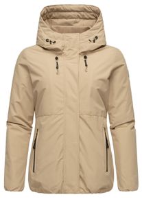 Winterjacke Ragwear "Winterjacke Sunniva", Damen, Gr. 3XL, grau (taupe), Obermaterial: 100% Polyester PES. Obermaterial: Futter: 100% Polyester PES. 100% Polyester PES., Jacken Winterjacke