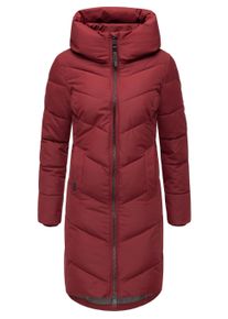 Steppmantel Ragwear "Steppmantel Natalin YOUMODO", Damen, Gr. 4XL, rot (wine rot), Obermaterial: 100% Polyester PES. Obermaterial: Futter: 100% Polyester PES. 100% Polyester PES., M&auml;ntel Steppmantel