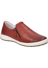 Slipper Josef Seibel "Caren 22, hibiscus", Damen, Gr. 45, braun (hibiscus), Obermaterial: 100% Rindsleder Leather cow., Schuhe Slipper