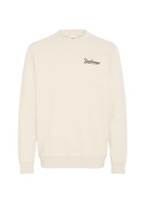 !Solid Longpullover SOLID "Sweater SDTorrence", Herren, Gr. L, beige (oatmeal), Obermaterial: 100% Baumwolle CO., Pullover Longpullover