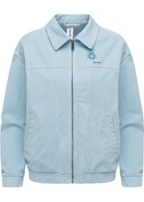 Outdoorjacke Ragwear "Outdoorjacke Melvene Cordy", Damen, Gr. M, blau (arctic blau), Obermaterial: 98% Baumwolle CO. 2% Elasthan EL. Obermaterial: Futter: 65% Polyester PES. 35% Baumwolle CO., l&auml;ssig geschnitten, ohne Ausschnitt, &Auml;rmel ohne &Auml;rmelschlitz B&uuml;ndchen, Jacken Outdoorjacke, L&auml;ssige Kordjacke mit Hemdkragen