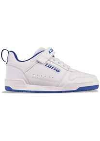 Sneaker Lotto, M&auml;dchen, Gr. 28, blau (wei&szlig;, blau), Kunstfaser, Synthetik, clean, Schuhe Sneaker, - in kinderfu&szlig;gerechter Passform