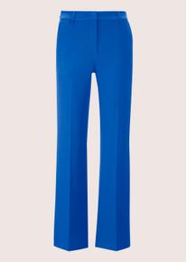 Madeleine Mode B&uuml;gelfaltenhose MADELEINE "Palazzohose Ausgestellte B&uuml;gelfalten-Hose", Damen, Gr. 42, N-Gr, blau (royalblau), Obermaterial: 92% Polyester PES. 8% Elasthan EL., Hosen B&uuml;gelfaltenhose
