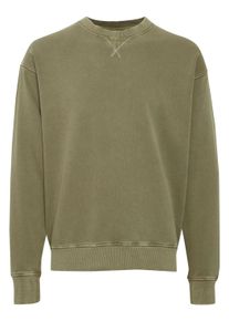 !Solid Longpullover SOLID "Sweatshirt SDMatt", Herren, Gr. L, gr&uuml;n (dusty olive), Obermaterial: 80% Baumwolle CO. 20% Polyester PES., Sweatshirts Longpullover