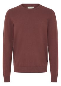 Strickfleece-Pullover Blend "Strickpullover BHBRYAN", Herren, Gr. XXL, braun (hot chocolate), Obermaterial: 70% Baumwolle CO. 30% Nylon NY., Pullover Strickfleece-Pullover
