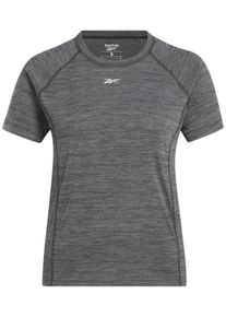 T-Shirt Reebok "ID TRAIN TEE", Damen, Gr. XL, schwarz (nghblk), Obermaterial: 100% Polyester, Rundhals, Shirts T-Shirt, f&uuml;r sportliche Aktivit&auml;ten, sportlicher Stil, aus Polyester