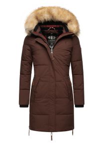 Wintermantel Navahoo "Wintermantel Halina", Damen, Gr. M, braun (chocolate), Obermaterial: 100% Polyester PES. Obermaterial: Futter: 100% Polyester PES. 100% Polyester PES., M&auml;ntel Wintermantel