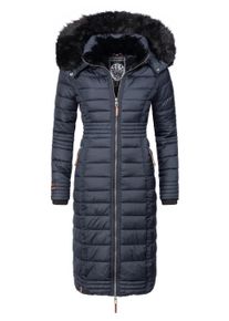 Wintermantel Navahoo "Wintermantel Umay", Damen, Gr. XL, blau, Obermaterial: 100% Polyester PES. Obermaterial: Futter: 100% Polyester PES. 100% Polyester PES., M&auml;ntel Wintermantel