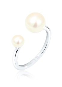 Perlenring Elli "Ring S&uuml;&szlig;wasserzuchtperle Modern 925 Silber", silber, Fingerringe, Damen, ohne Stein, Silber 925 (Sterlingsilber), 8mm, Perlenring