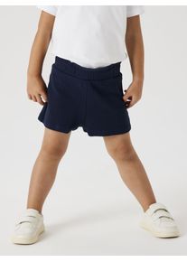 Shorts name it "NMFSURAJALI SHORTS NOOS", Jungen, Gr. 110, N-Gr, schwarz sapphire, Jersey, Obermaterial: 95% Baumwolle, 5% Elasthan, unifarben, normal kurz, Hosen Shorts, Baumwollmischung, Paperbag B&uuml;ndchen, innen verstellbar, Stretch