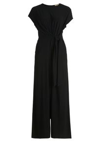 Jumpsuit Cartoon "Jumpsuit mit Bindeg&uuml;rtel", Damen, Gr. 46, EURO, schwarz, Obermaterial: 95% Polyester PES. 5% Elasthan EL., Overalls Jumpsuit