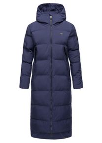 Wintermantel Ragwear "Wintermantel Patrise", Damen, Gr. XXL, blau (midnight24), Obermaterial: 100% Polyester PES. Obermaterial: Futter: 100% Polyester PES. 100% Polyester PES., M&auml;ntel Wintermantel