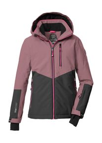 Skijacke Killtec "KSW 207 GRLS SKI JCKT", M&auml;dchen, Gr. 128, rosa (pink), Obermaterial: 100% Polyester;Futter: 100% Polyester;F&uuml;llung: 100% Polyester, Jacken Skijacke, Wasserdichte, atmungsaktive Kinderjacke mit reflektierenden Details