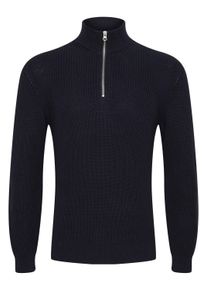 Troyer Casual Friday "Troyer CFKarlo", Herren, Gr. XL, blau (schwarz navy), Obermaterial: 100% Baumwolle CO., Pullover Troyer