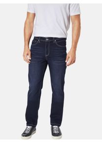 5-Pocket-Jeans Babista "Jeans DEMETRIO", Herren, Gr. 66, N-Gr, blau (dunkelblau), Obermaterial: 64% Baumwolle CO. 31% Polyester COOLMAX PES(Coolmax). 4% Viskose CV. 1% Elasthan EL., regular fit, Jeans 5-Pocket-Jeans