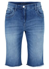 Shorts Betty Barclay "Jeans-Shorts mit aufgesetzten Taschen", Damen, Gr. 48, EURO, blau (light blau denim), Obermaterial: 83% Baumwolle CO. 15% Polyester PES. 2% Elasthan EL., Hosen Shorts