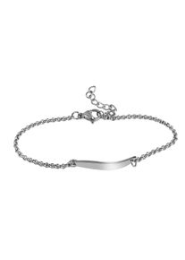 Adelia&acute;s Armband ADELIA&acute;S "Damen Armband aus Edelstahl 18 cm" Gr. 18, silber, Armb&auml;nder, Damen, Edelstahl, Armband