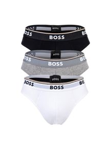 Slip BOSS "Slip Briefs 3P Power 3er Pack", Herren, Gr. XL, bunt (wei&szlig;, grau, schwarz), Obermaterial: 95% Baumwolle CO. 5% Elasthan EL., Unterhosen Slip