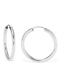 Paar Creolen Amor "9968503", silber (silberfarben), Ohrringe, Damen, Silber 925 (Sterlingsilber), Paar Creolen, Made in Germany