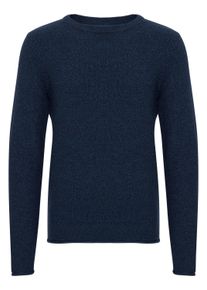 Strickfleece-Pullover Blend "Strickpullover BHPullover", Herren, Gr. XXL, blau (marineblaus), Obermaterial: 100% Baumwolle CO., Pullover Strickfleece-Pullover